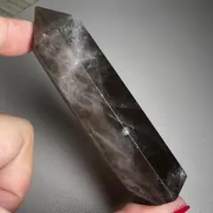 最強魔除けパワー天然石茶水晶モリオン好きにもポイント六角柱　♯1 パワーストーン