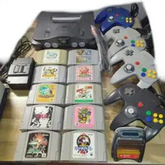 任天堂64 NINTENDO64 本体 4人対戦 家族対戦 パーティ セット