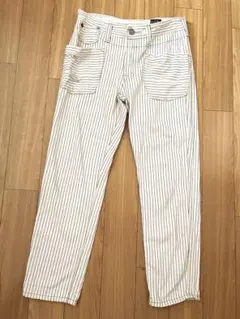 カフェッティヒッコリーホワイトパンツ Sサイズ