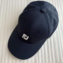 FJ キャップ ネイビー The Mark of a Player 白色ロゴ