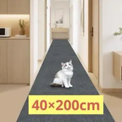 40×200cm 廊下敷き・階段マット Piiyoow 廊下用カーペット