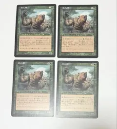 MTG 熊人間　日本語版4枚セット