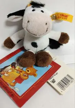 シュタイフ牛のぬいぐるみ 103407ドイツ製 KNOPF IM OHRタグ付き シュタイフ牛のぬいぐるみ 103407ドイツ製 KNOPF IM OHRタグ付き