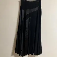 社交ダンス 黒 レッスン スカート