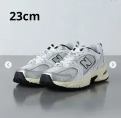 New Balance 530スニーカー 23cm シルバー/ホワイト
