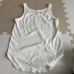 グリーンレーベルリラクシング　白　タンクトップ