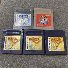 ポケットモンスター ゲームボーイソフト 5本セット　説明要注意