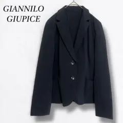 美品❤【ジャンニロジュディチェ】テーラードジャケット ストレッチ 薄手 洗える