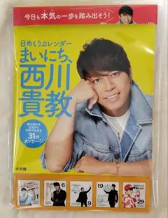 【匿名配送】日めくりカレンダー まいにち、西川貴教　未使用品