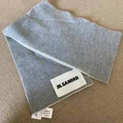 本物 国内品 Jil sander plus ツートン マフラー