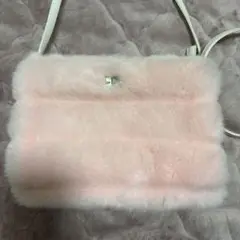 Courreges クレージュ ファー ショルダーバッグ