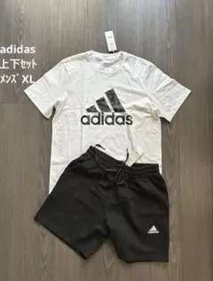 新品 adidas アディダス Tシャツ&短パン 上下セット メンズXL