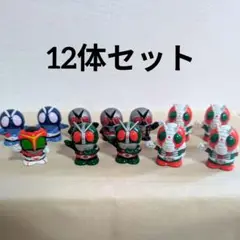 仮面ライダー 指人形 ソフビ フィギュア 12体セット