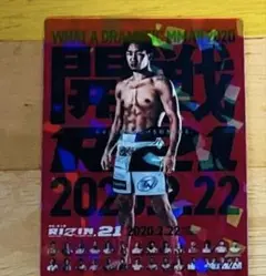 ポテトスティック　ポスターカードコレクション　No.08 rizin21朝倉未来