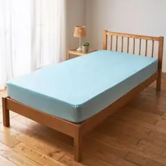 水色 セミシングル ボックスシーツ