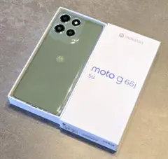 ★新品同様★ モトローラ『moto g66j(ディルグリーン)』◎購入証明書あり
