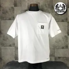 Columbia OMNI-WICK 胸ポケ 刺繍ロゴ Tee ホワイト