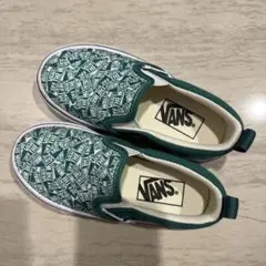VANS スリッポン グリーン