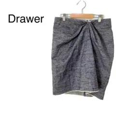 【シルク】Drawer ドゥロワー スカート UNITED ARROWS
