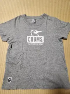 CHUMS グレー Tシャツ レディースLサイズ　中古