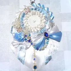 【81】痛ロゼット ロゼット 白 水色