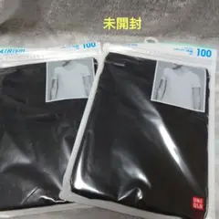 UNIQLO エアリズム UネックT（半袖） 100サイズ ブラック