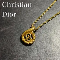 美品✨クリスチャンディオール リーフ ツイスト サークルロゴ CDロゴ ゴールド