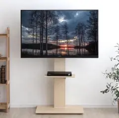 未使用品　タンスのゲン テレビスタンド 32~77インチ対応 壁寄せ スタンド