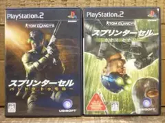 PS2 スプリンターセル ２本組 パンドラトゥモロー カオスセオリー 動作未確認