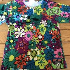 新品　yellow-face フラワープリント Tシャツ