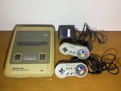 【ジャンク】スーパーファミコン本体 コントローラー・電源アダプター付き