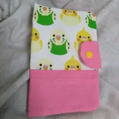 鳥好きのための♡マルチケース　セキセイインコ柄