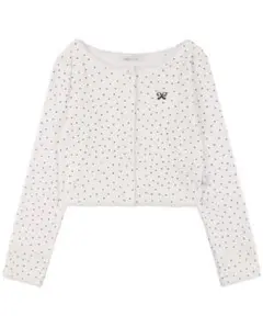FANCYCLUB LACE STAR BASIC CARDIGAN