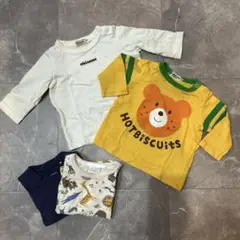 ミキハウス 長袖Tシャツ 4枚セット