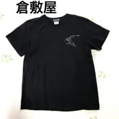 鳥獣戯画 Tシャツ ヨガ スポーツ 倉敷屋 黒 キャンプ