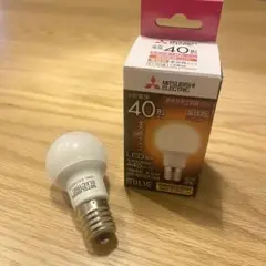 LED電球 E17口金 電球色 箱あり　1コ