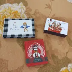 Le Petit Prince 日本語版 絵本 チェック柄　ミニチュア絵本