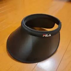 【新品・未使用】FILA ブラック サンバイザー フリーサイズ