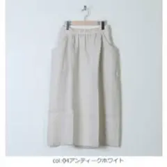 Evam Eva ドロップポケット　リネンスカート