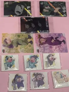 忍たま　まとめ売り　カード　アクスタ