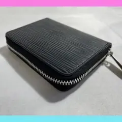 【新品】コインケース 小銭入れ ラウンドファスナー カード入れ付き ブラック