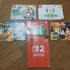 【匿名配送／非売品】任天堂(Nintendo) パンフレット 6点 まとめ売り