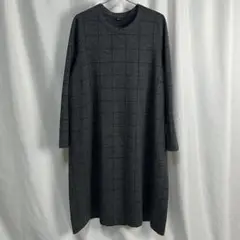45R ジャージフラノ ワンピース ウインドウペンチェック