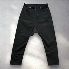 archive swagger sarrouel black jeans y2k