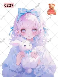 オリジナル人物ステッカー C227