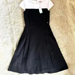 未使用タグ付き　トッカ　tocca 半袖ワンピース　M〜L 黒　白