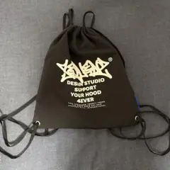 グラフィティデザイン ドローストリングバッグ