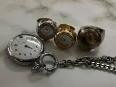完全ジャンク4点セット(BUCHERER、XOXO、EVANS、 CLOWAT)