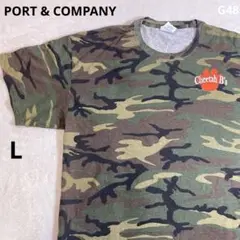 PORT & COMPANY/迷彩Tシャツ/カモフラージュTシャツ/G48