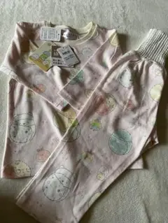 【新品.未使用】すみっこぐらし　パジャマ　90 長袖 上下セット 綿100